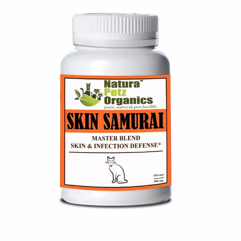 Skin Samurai Max - Master Blend Skin, Coat & Infection Defense For Dogs & Cats* Organic Pet Systems