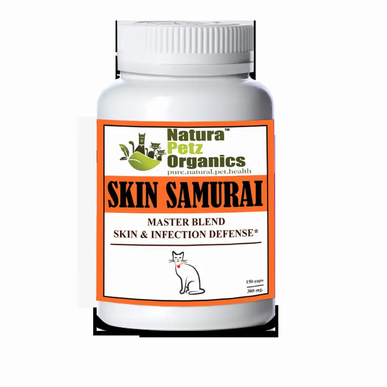 Skin Samurai Max - Master Blend Skin, Coat & Infection Defense For Dogs & Cats* Organic Pet Systems