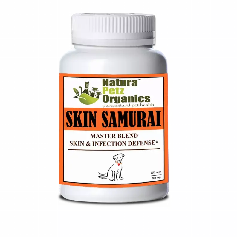 Skin Samurai Max - Master Blend Skin, Coat & Infection Defense For Dogs & Cats* Organic Pet Systems