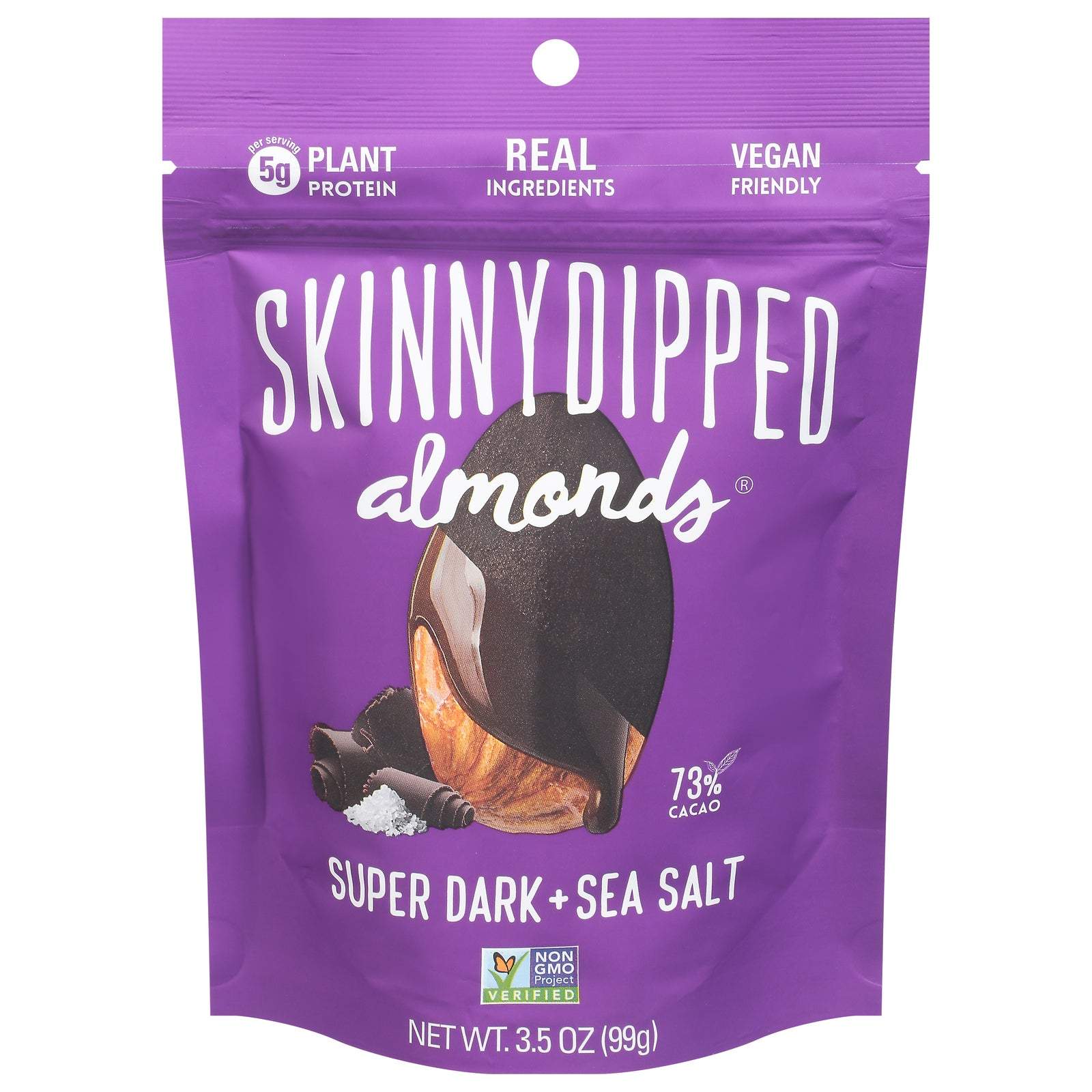 Skinnydipped - Almonds Spr Dark & Sea Salt - Case Of 10-3.5 Oz - GreatEagleInc