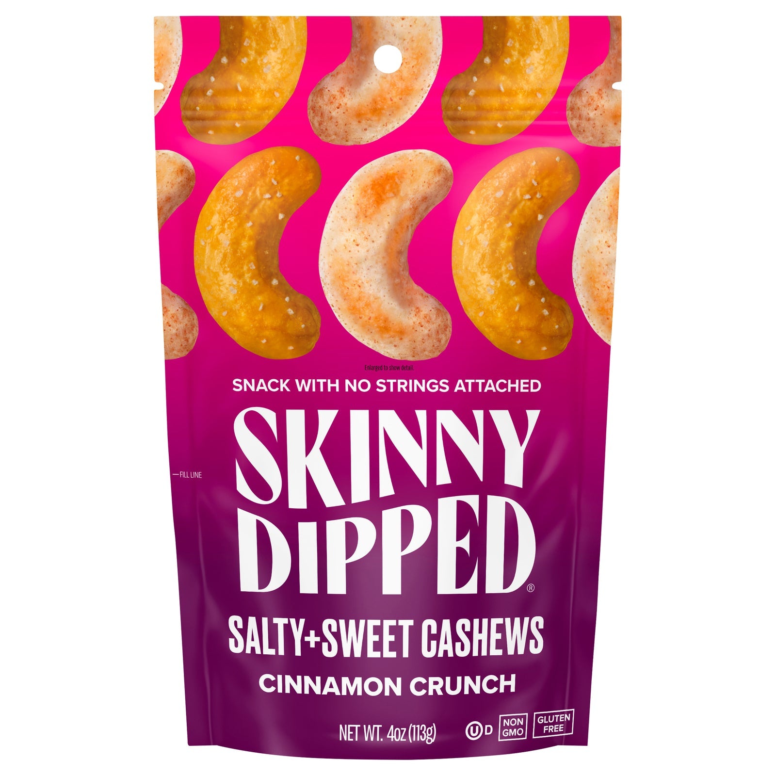 Skinnydipped - Cashews Cinn Crunch - Cs Of 10-4 Oz Skinnydipped