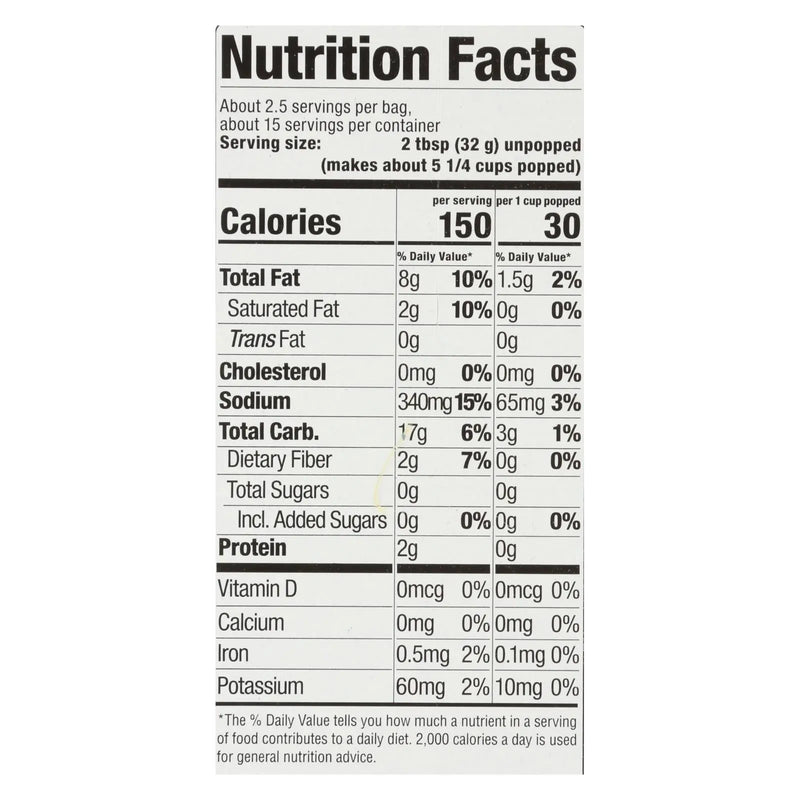 Skinnypop Popcorn - Popcorn Micro Butter - Case Of 6 - 6/2.8 Oz Skinnypop Popcorn