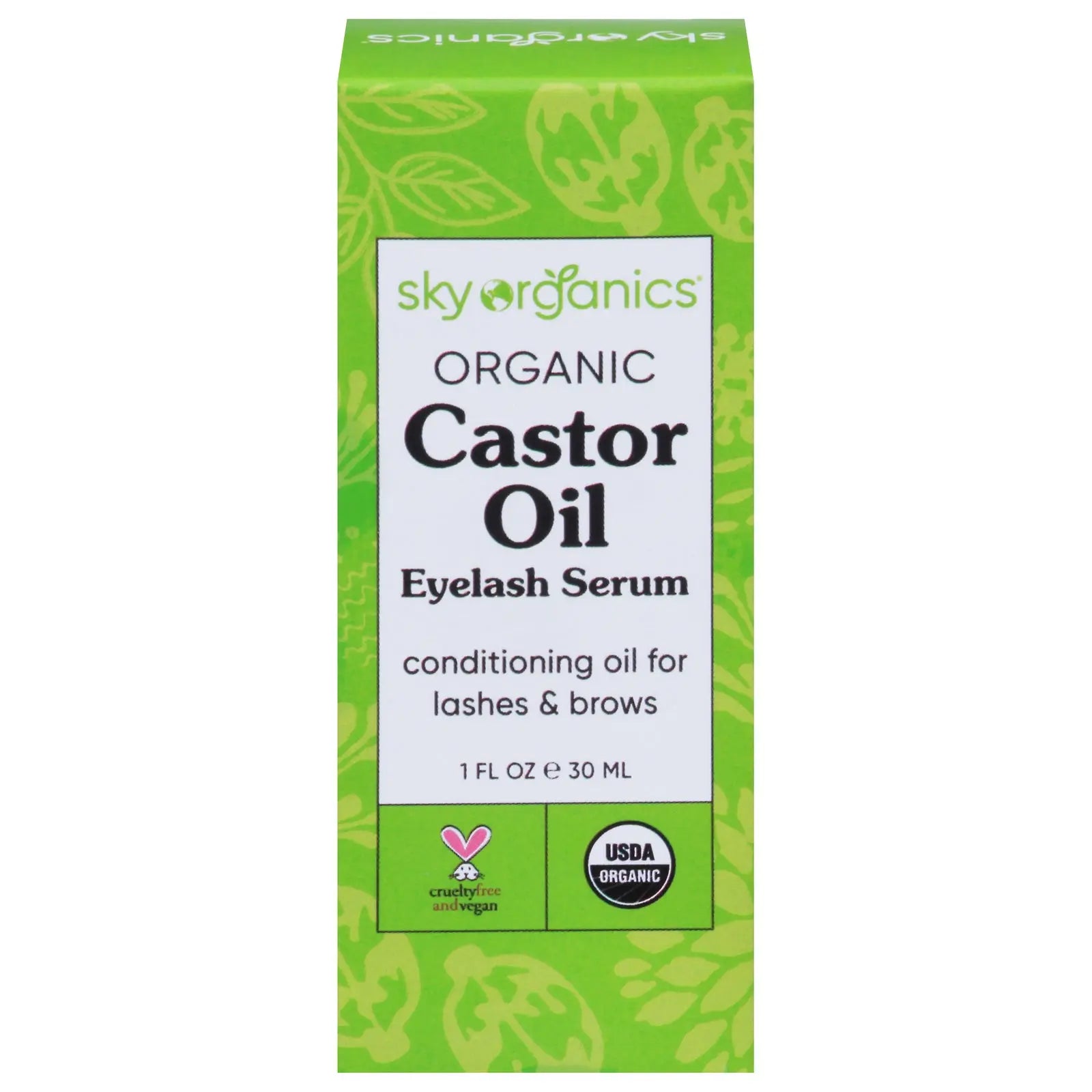 Sky Organics - Castor Oil Eyelsh Srm - 1 Each 1-1 Fz Sky Organics
