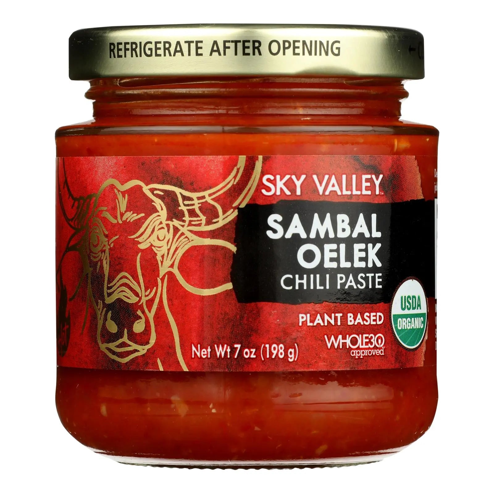 Sky Valley - Paste Sambal Oelek - Case Of 6-7 Oz Sky Valley
