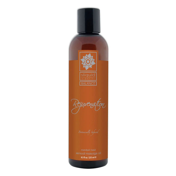 Sliquid Organics Massage Oil Rejuvenation 8.5oz Sliquid