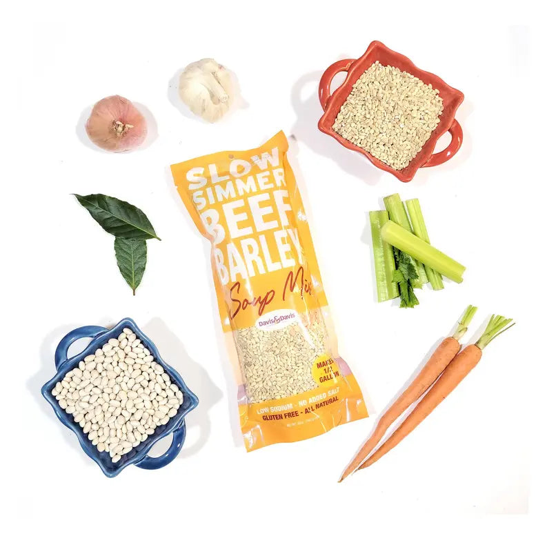 Slow Simmer Beef Barley Soup Mix Davis & Davis Gourmet Foods