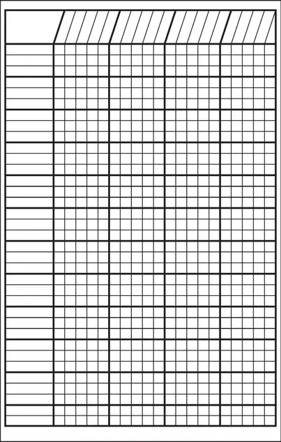 Small Incentive Chart Creative Shapes