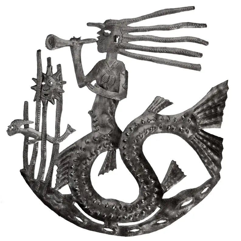 Small Mermaid with Trumpet Le Primitif Galleries