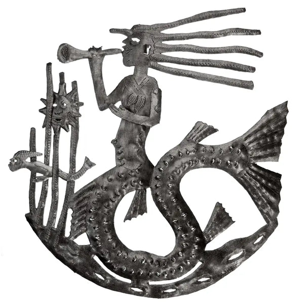 Small Mermaid with Trumpet Le Primitif Galleries