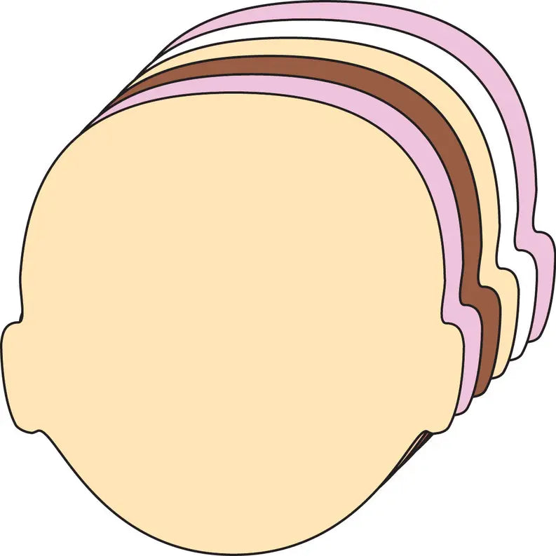 Small Multicultural Creative Foam Cut-Outs Creative Shapes
