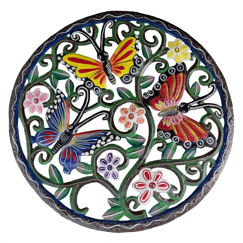 Small Painted Butterfly Garden Le Primitif Galleries