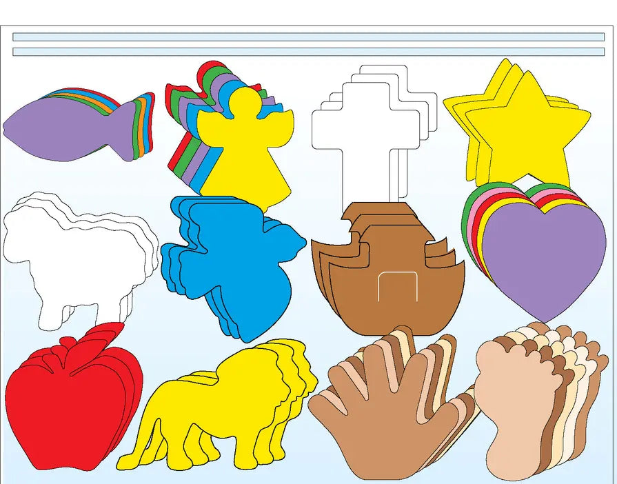 Small Spiritual Symbols Cut-Out Collection Creative Shapes