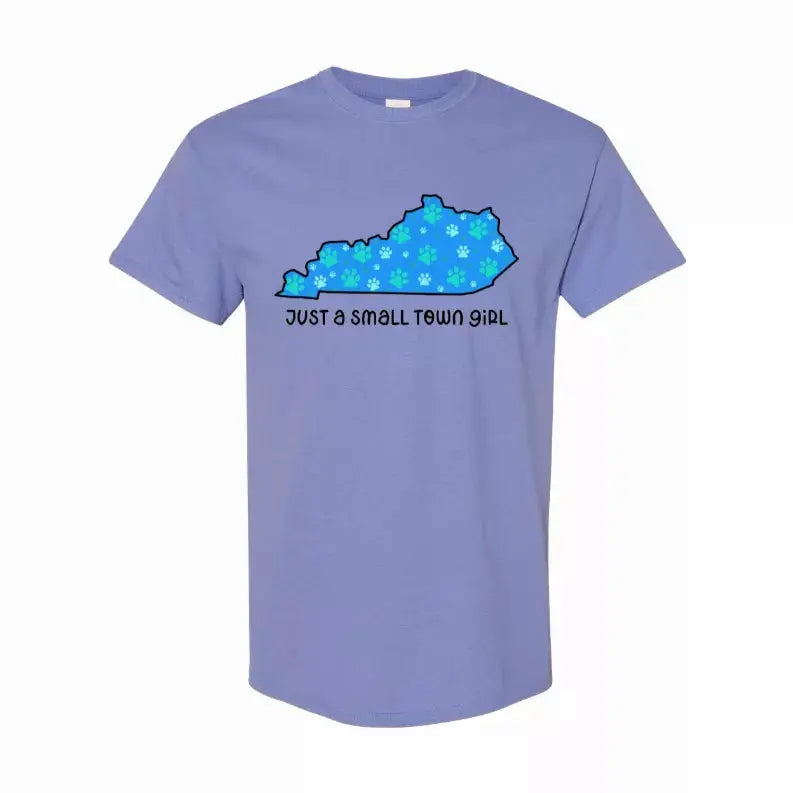 Small Town Girl KY Pawprints T-Shirt Simply Inspired Creations