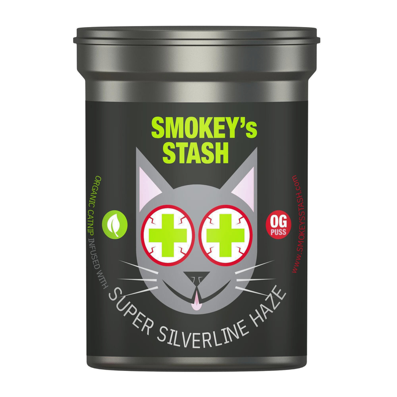 Smokey's Stash Silvervine Haze Potent Catnip and Silver Vine Smokey's Stash