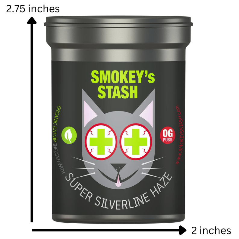 Smokey's Stash Silvervine Haze Potent Catnip and Silver Vine Smokey's Stash