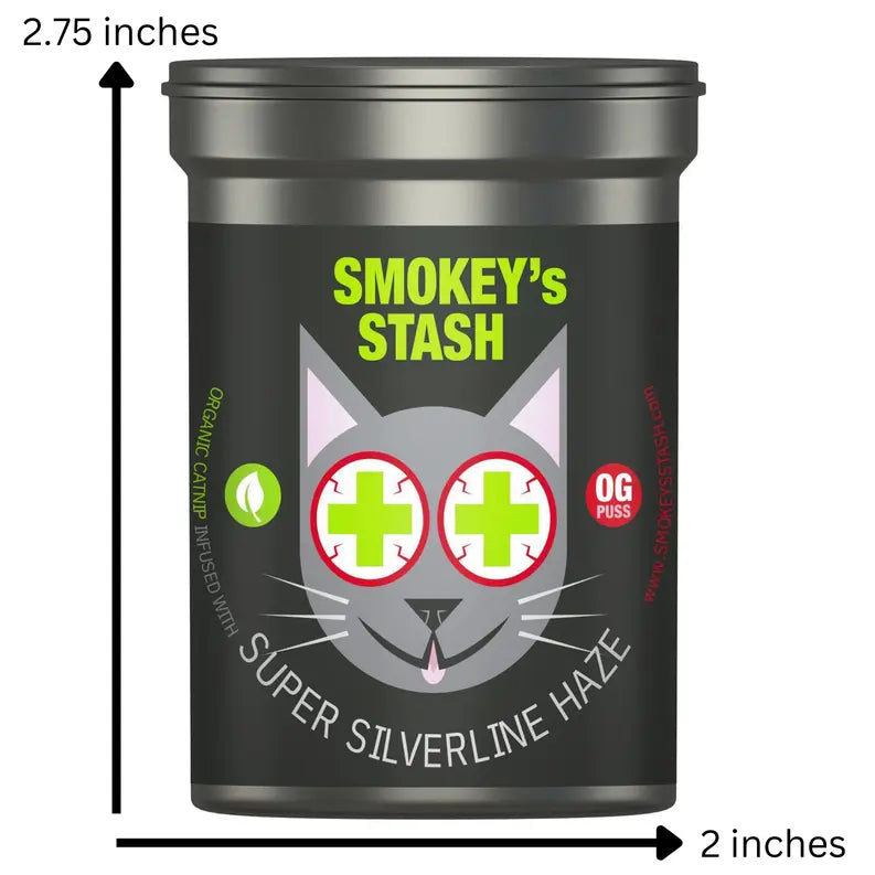 Smokey's Stash Silvervine Haze Potent Catnip and Silver Vine Smokey's Stash