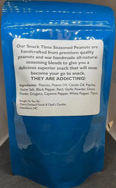 Snack Time Seasoned Peanuts Cherry Orchard Foods