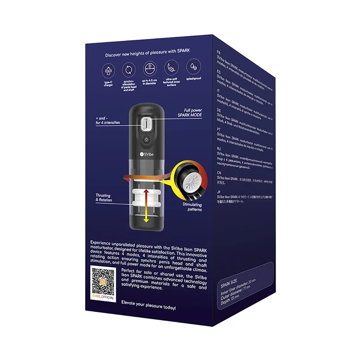 Snail Vibe SVibe Ikon Spark Masturbator - GreatEagleInc
