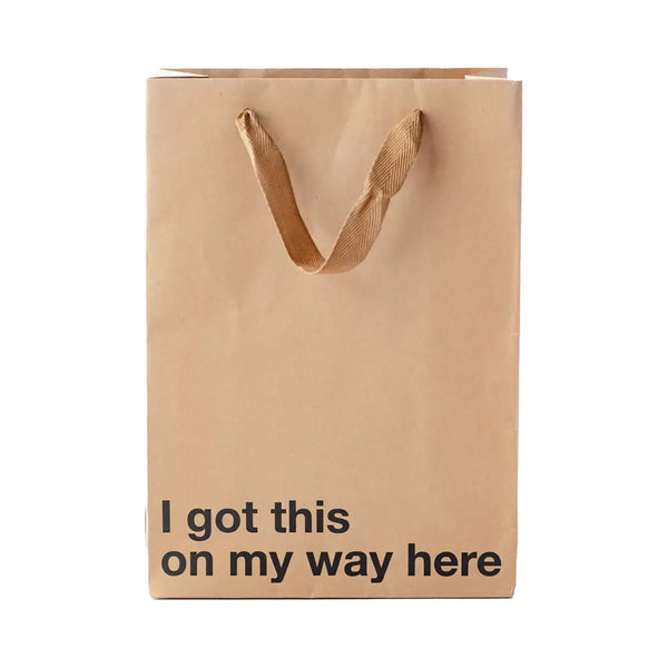 Snarky Gift Bags I Got This On My Way Here 3pk Wood Rocket