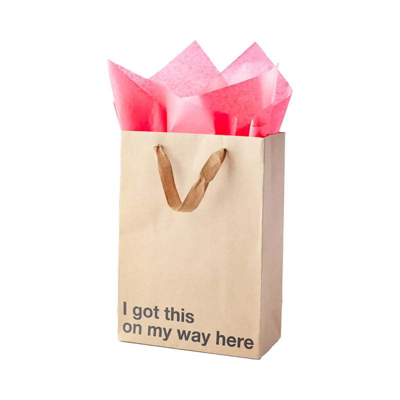 Snarky Gift Bags I Got This On My Way Here 3pk Wood Rocket