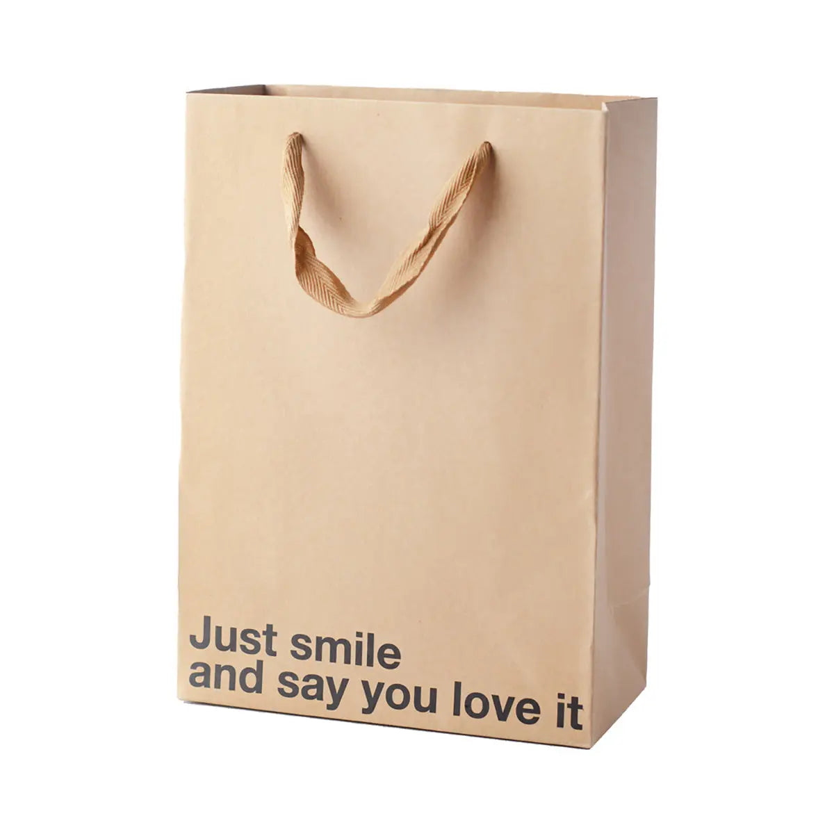Snarky Gift Bags Just Smile 3pk Wood Rocket