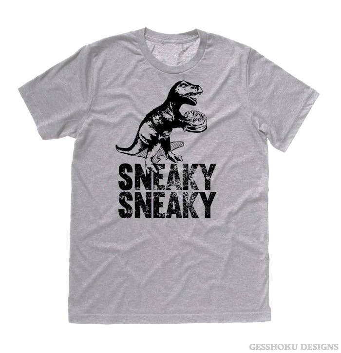 Sneaky Dinosaur T-shirt Gesshoku Designs