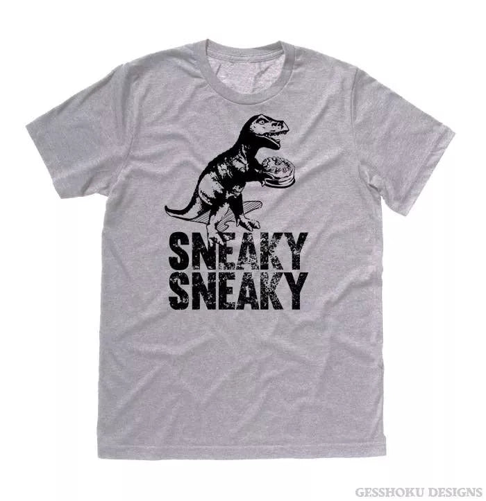 Sneaky Dinosaur T-shirt Gesshoku Designs