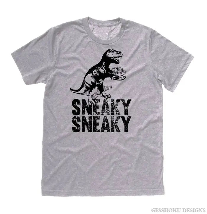 Sneaky Dinosaur T-shirt Gesshoku Designs