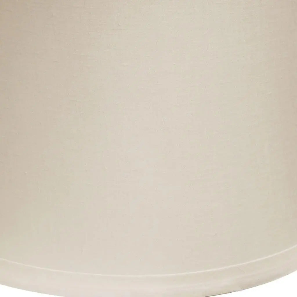 Snow Linen Drum Lamp Shade Homeroots Lighting