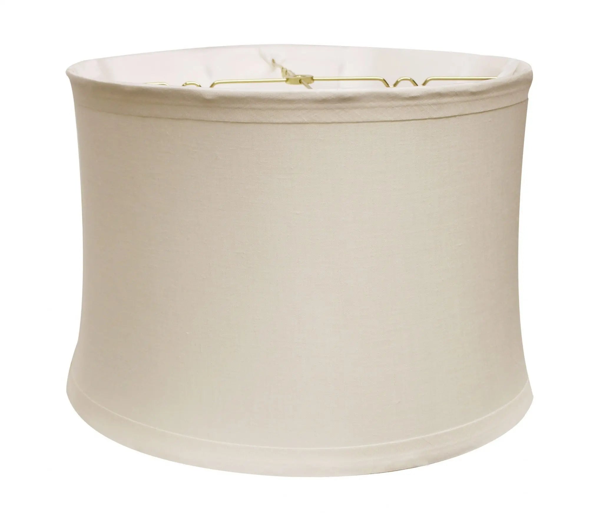 Snow Linen Drum Lamp Shade Homeroots Lighting