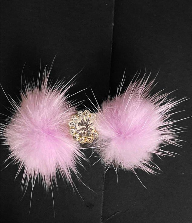 Snowflake Pom Pom Hair Barrettes Bark Fifth Avenue