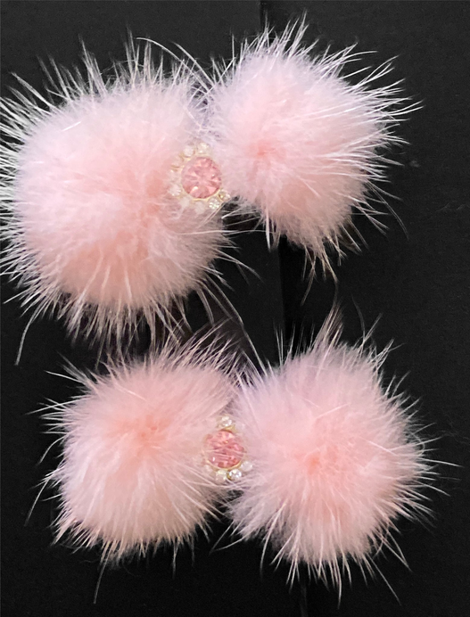 Snowflake Pom Pom Hair Barrettes Bark Fifth Avenue