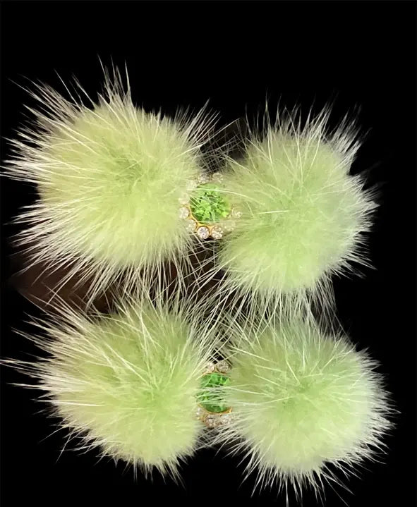 Snowflake Pom Pom Hair Barrettes Bark Fifth Avenue
