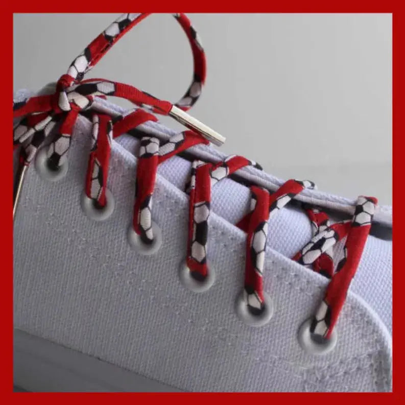 Soccer Balls Shoelaces Cutelaces