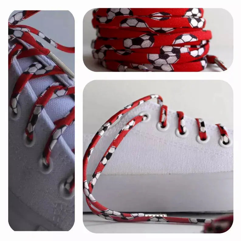 Soccer Balls Shoelaces Cutelaces
