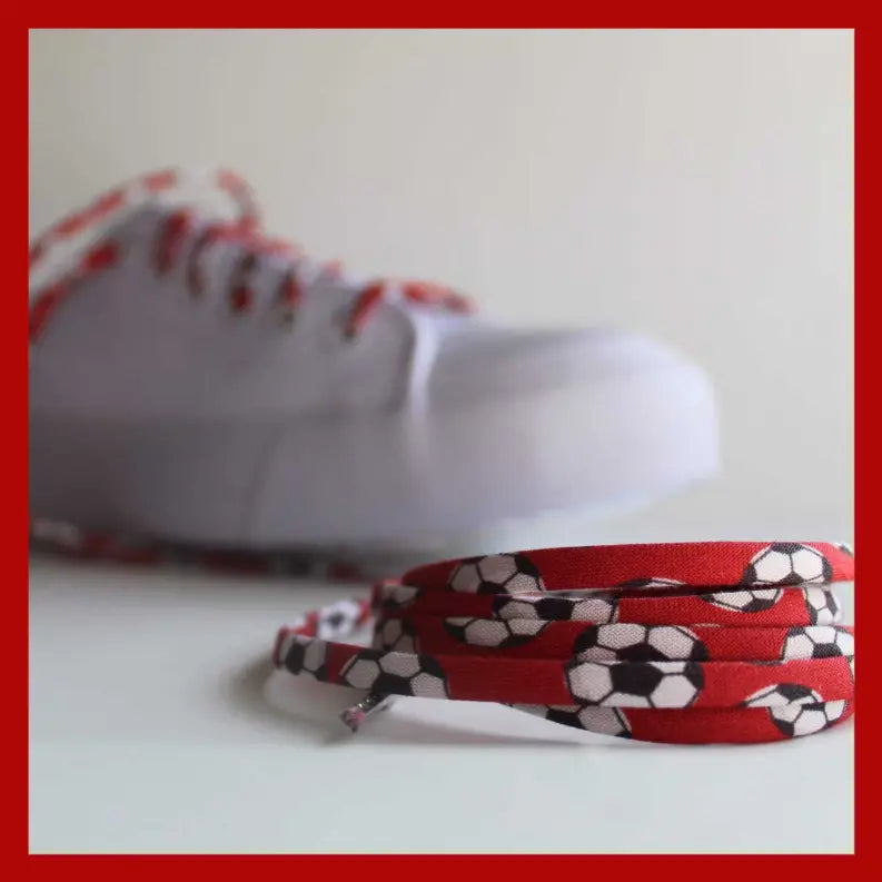 Soccer Balls Shoelaces Cutelaces