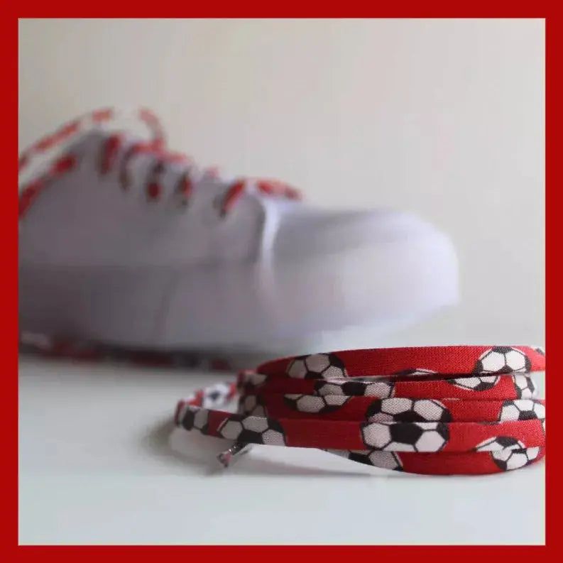 Soccer Balls Shoelaces Cutelaces