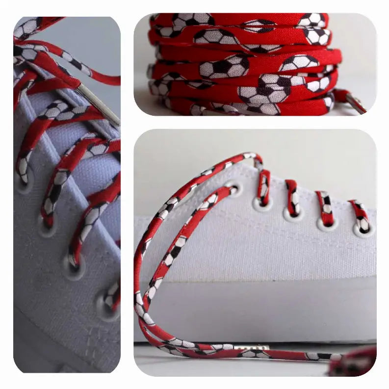 Soccer Balls Shoelaces Cutelaces
