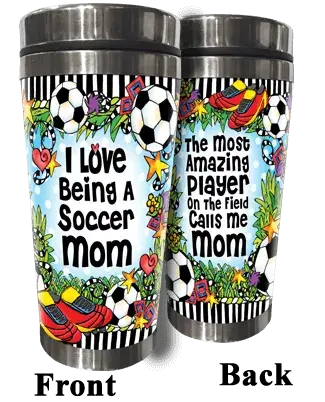 Soccer Family Stainless Steel Tumbler Suzy Toronto