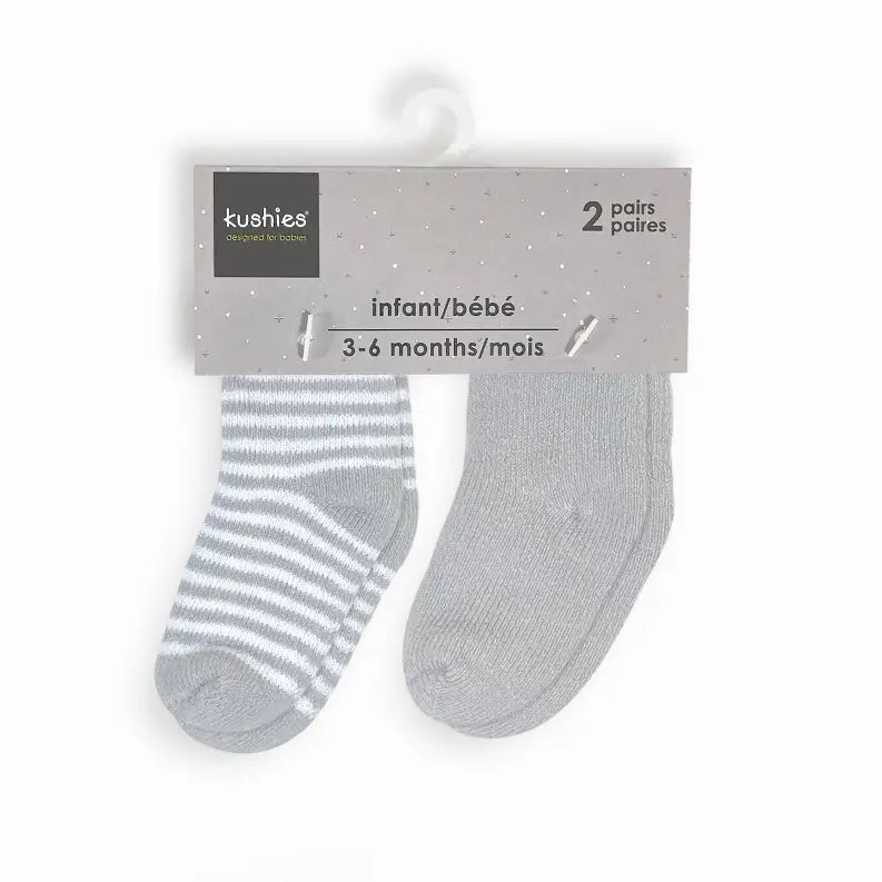 Socks Terry 2Pk Kushies