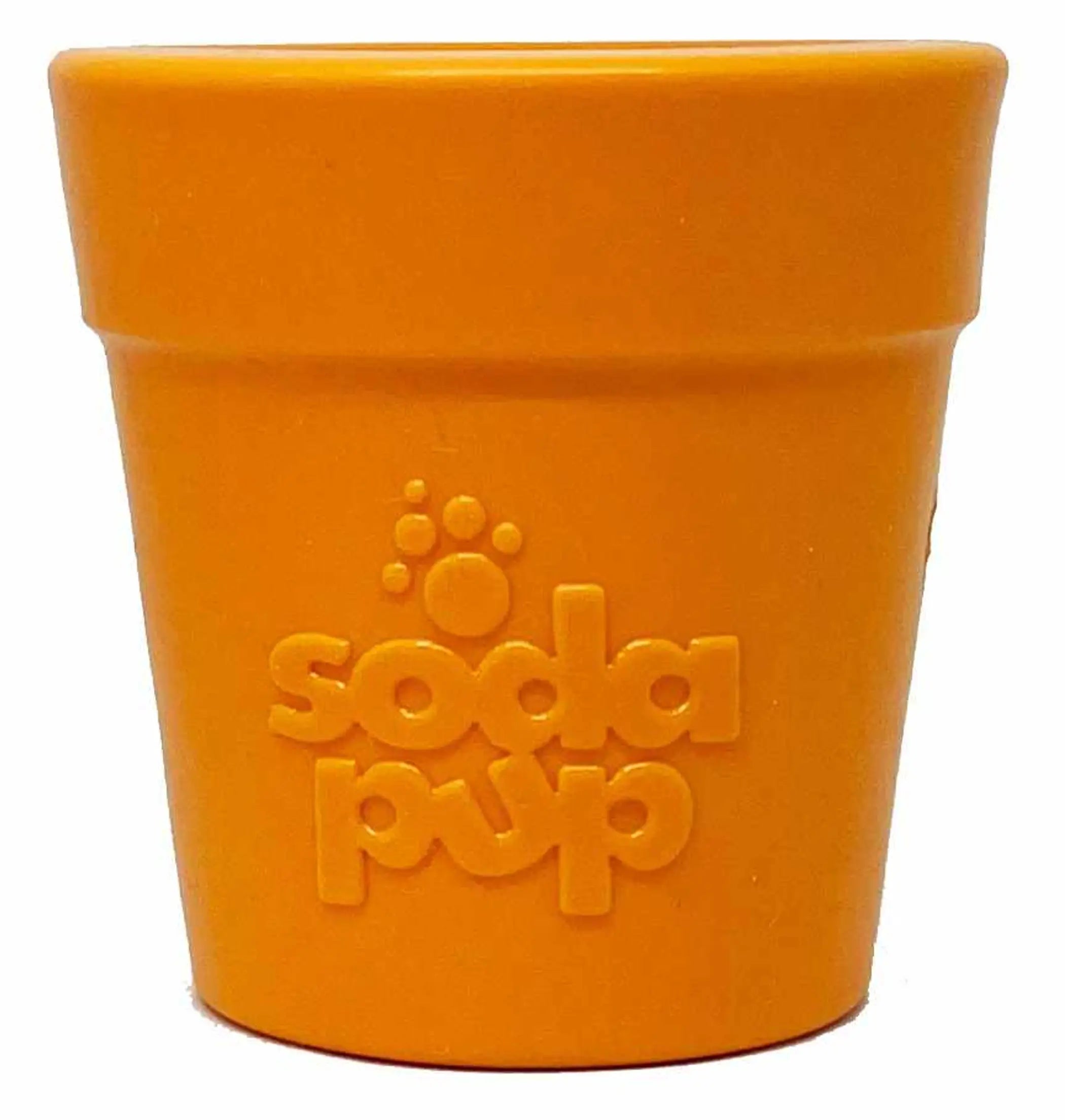 SodaPup Rubber  Flower Pot Durable Treat Dispenser Dog Toy SodaPup