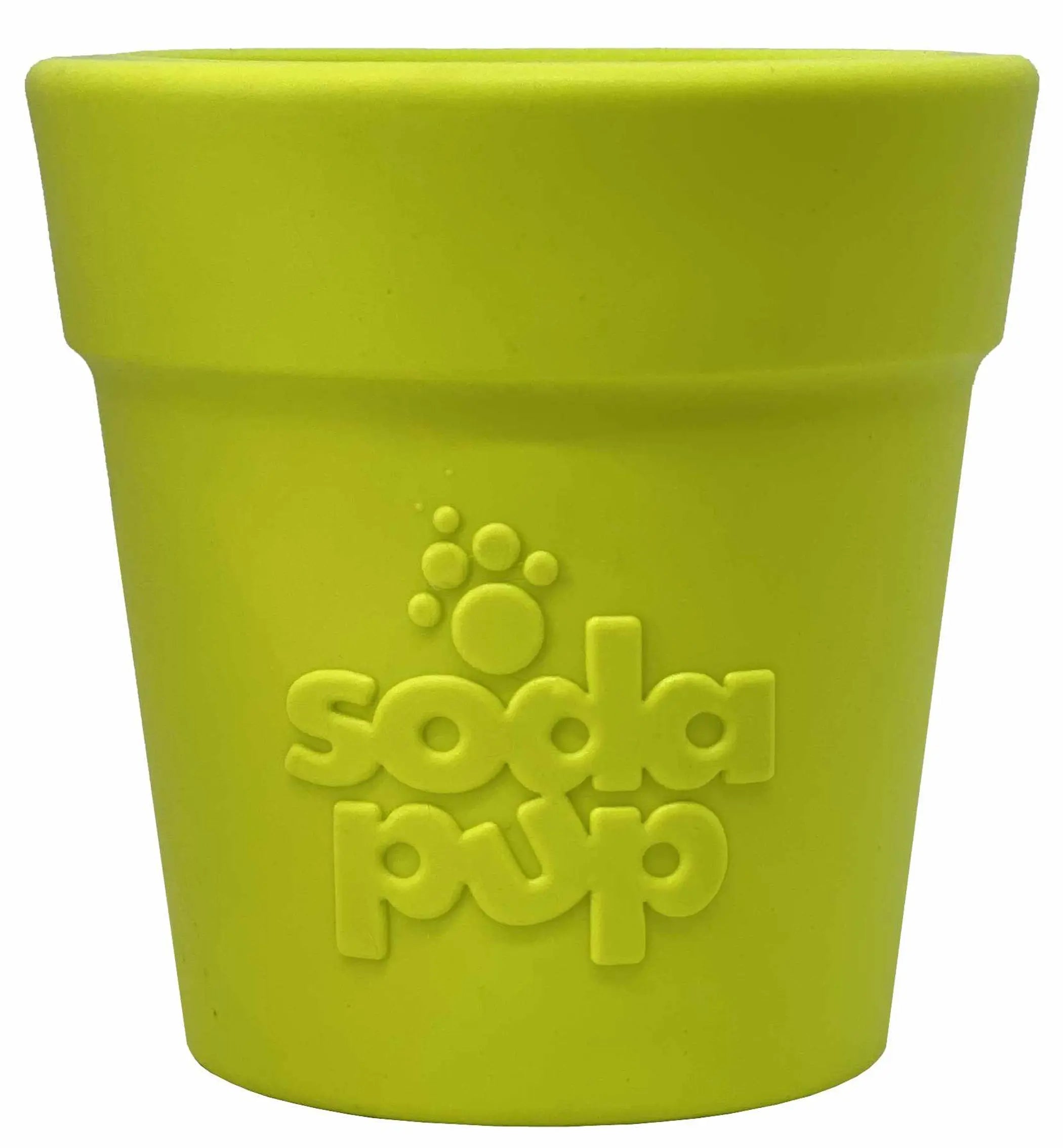 SodaPup Rubber  Flower Pot Durable Treat Dispenser Dog Toy SodaPup