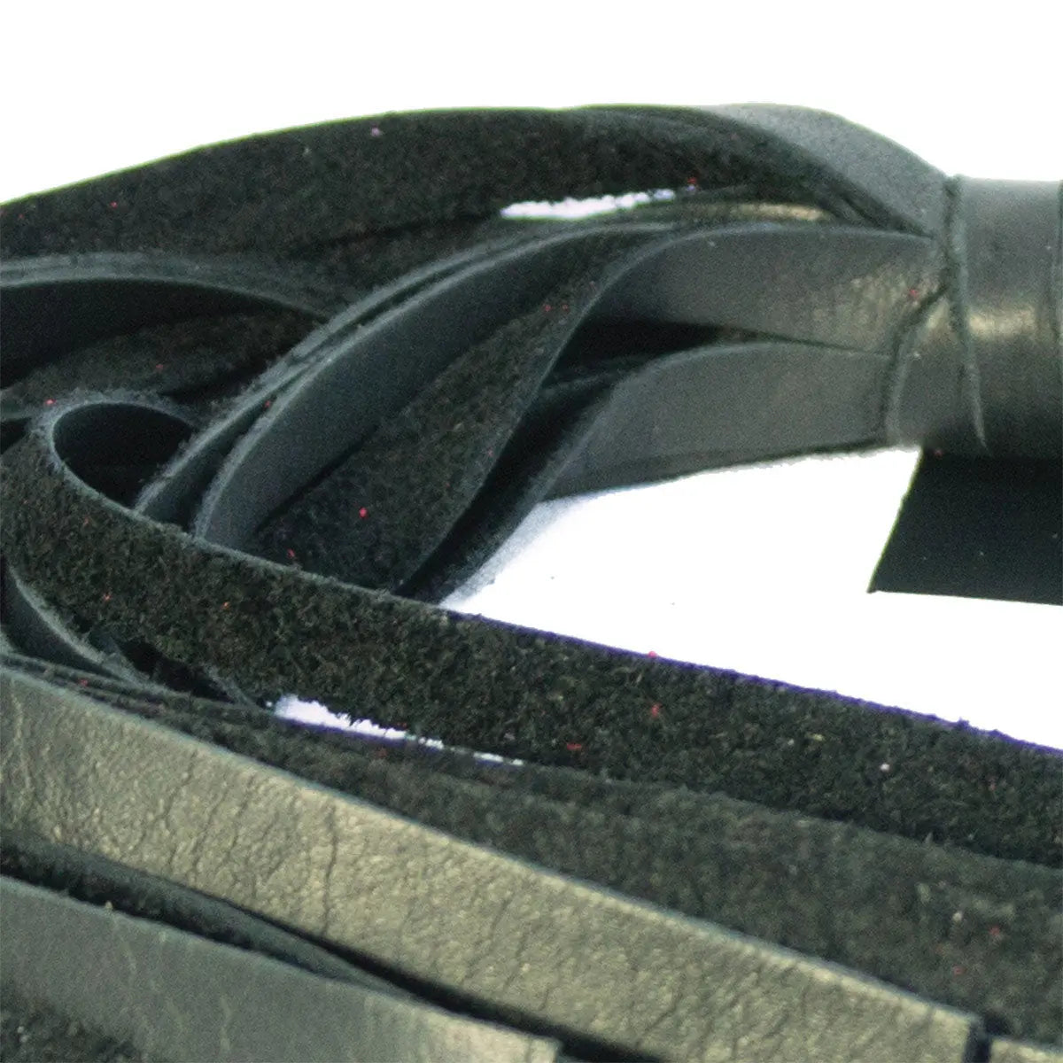 Soft Flogger 16" - Black Foxtails