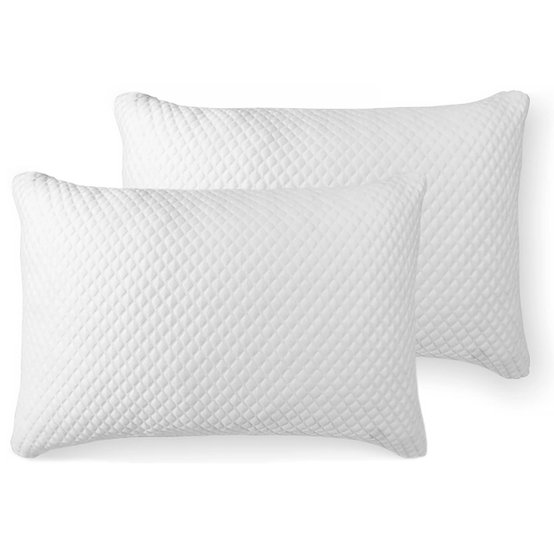 Soft Plush Memory Foam Support Pillow (Set of 2) Home Mart Goods