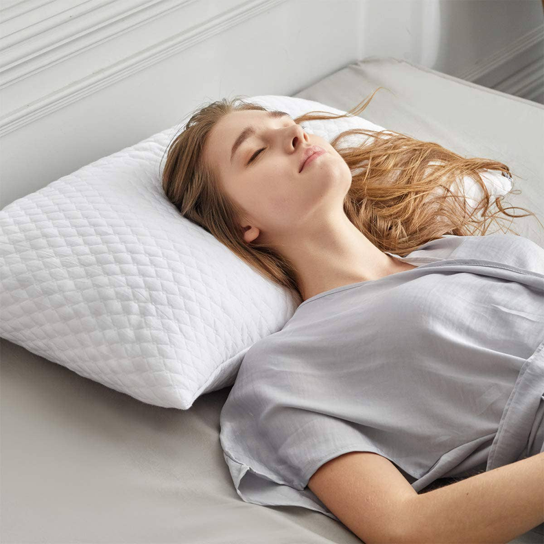 Soft Plush Memory Foam Support Pillow (Set of 2) Home Mart Goods