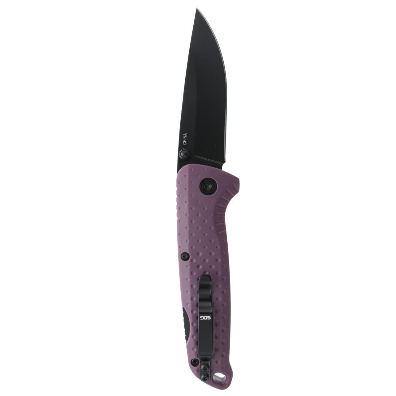Sog Adventurer Lb 3" Folding Pocket Knife (dusk Purple + Black) SOG