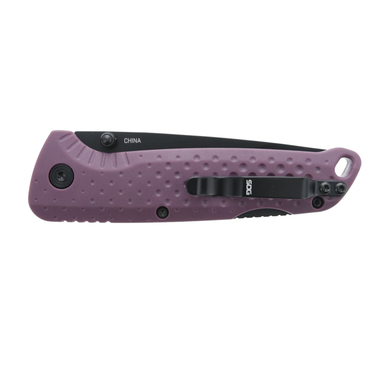 Sog Adventurer Lb 3" Folding Pocket Knife (dusk Purple + Black) SOG
