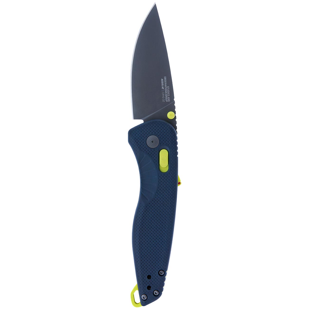 Sog Aegis At 3.13" Folding Pocket Knife (indigo & Acid) SOG