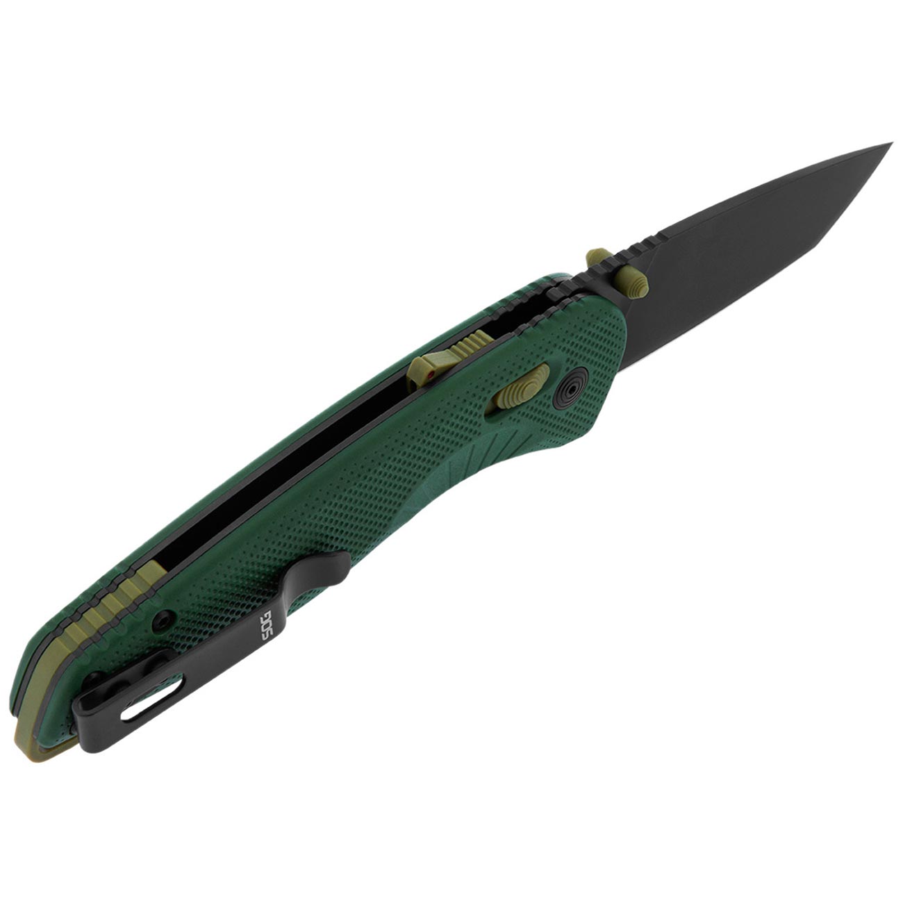 Sog Aegis At Tanto 3.13" Folding Pocket Knife (forest & Moss) SOG