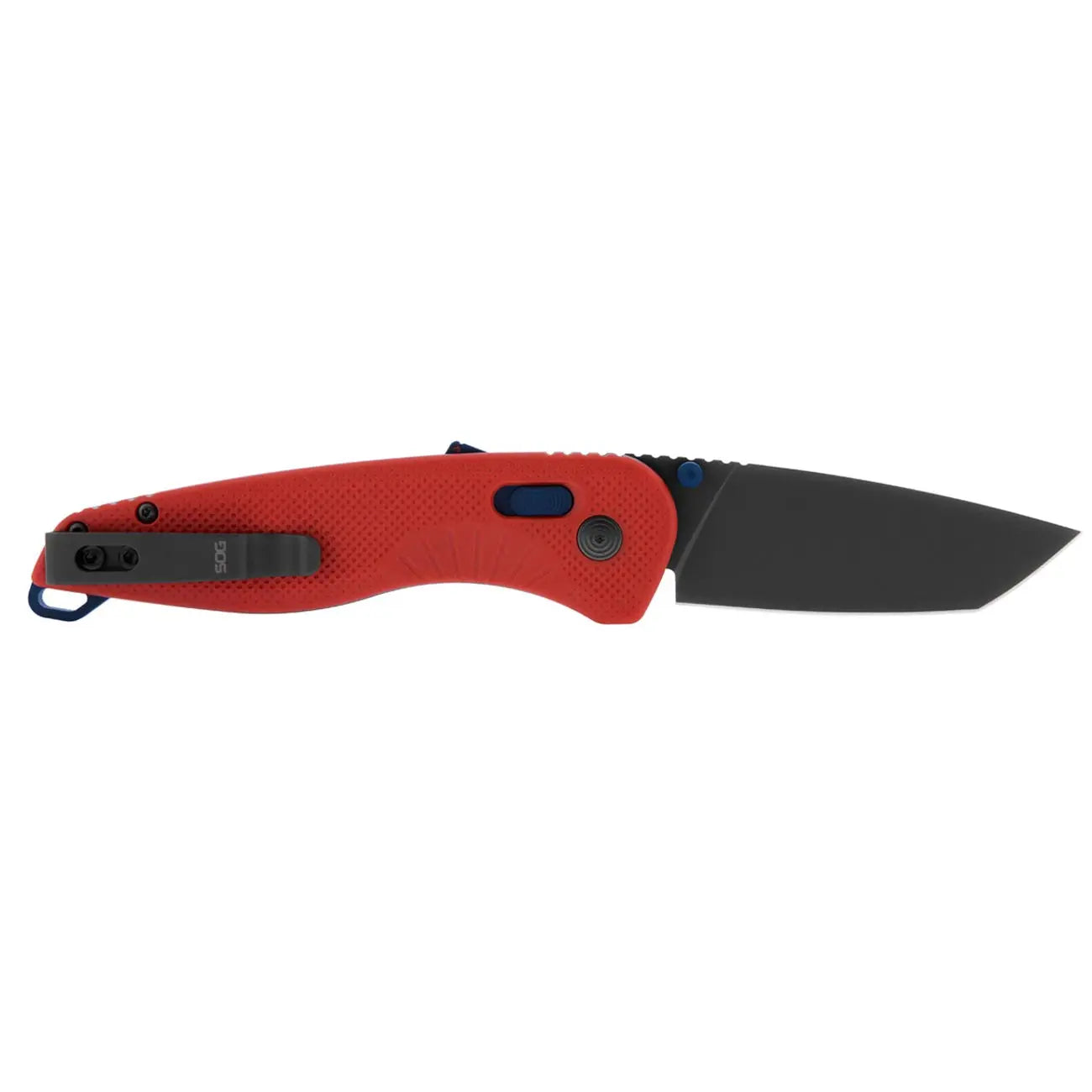 Sog Aegis At Tanto 3.13" Folding Pocket Knife (rescue Red & Indigo) SOG